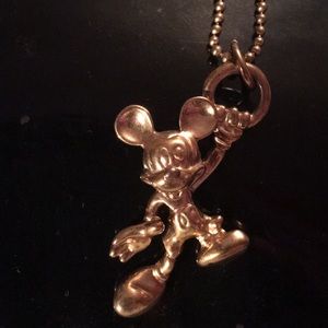 Mickey Mouse gold plated necklace